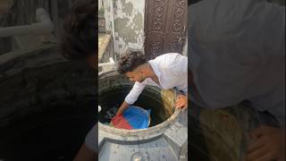 Today a kite was stuck inside our water tank 🪁 #youtubeshorts #patang #kite
