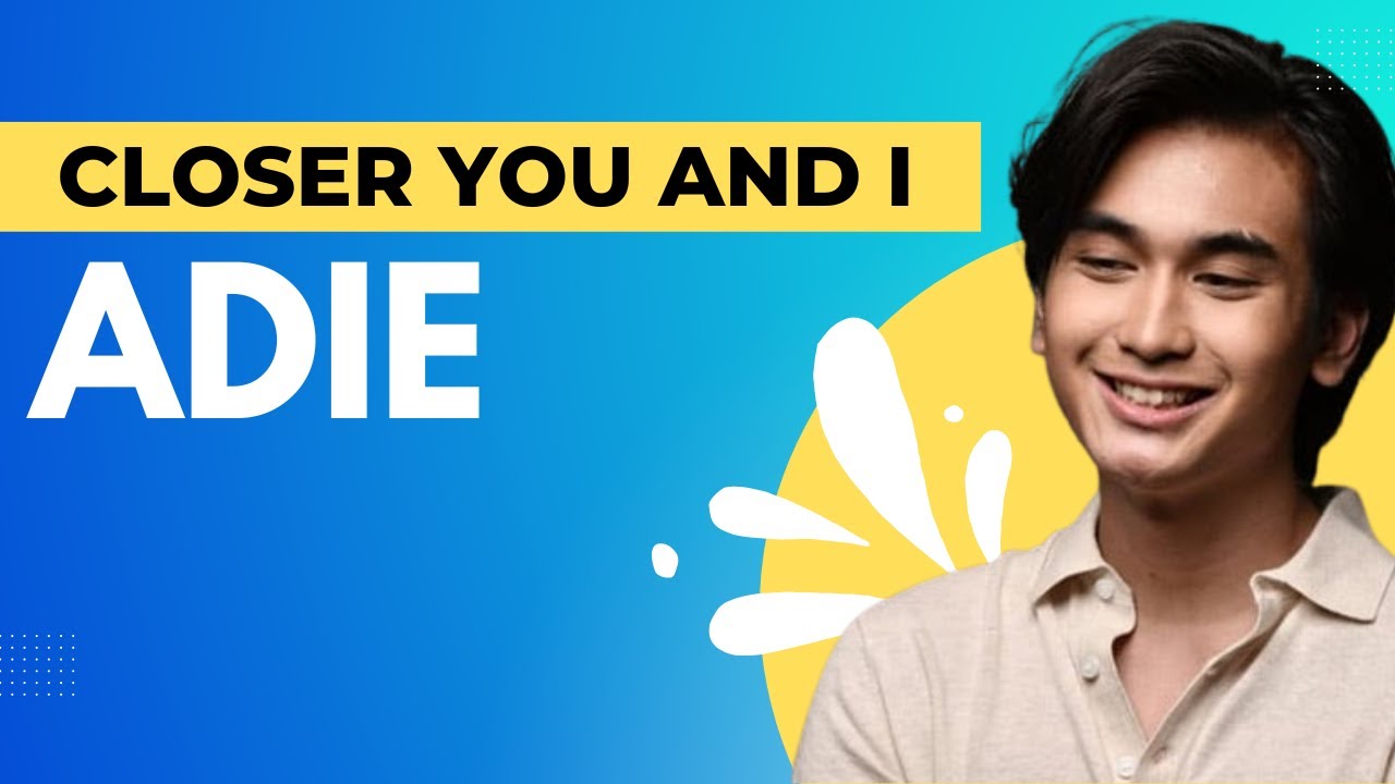 Closer you and i adie karaoke youtube