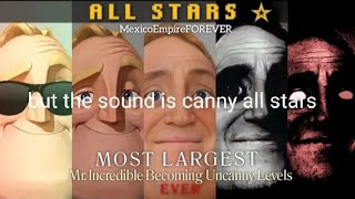 Mr incredible becoming uncanny all stars but the sound is canny all stars