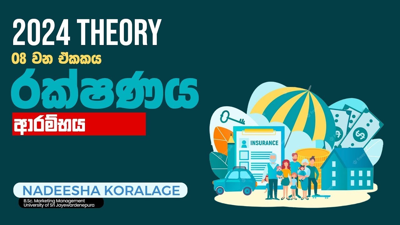 2024 Theory | රක්ෂණය ආරම්භය | Business Studies | Nadeesha Koralage