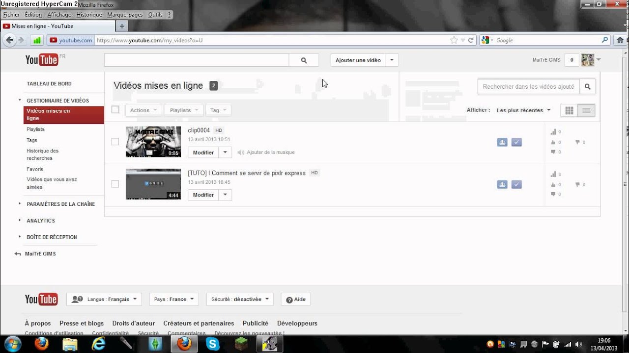 comment supprimer une video youtube - YouTube