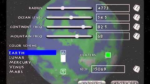 Progeny - Procedural Planet Generation Engine