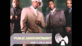 Public Announcement - Don&#39;t Hold Back 2001