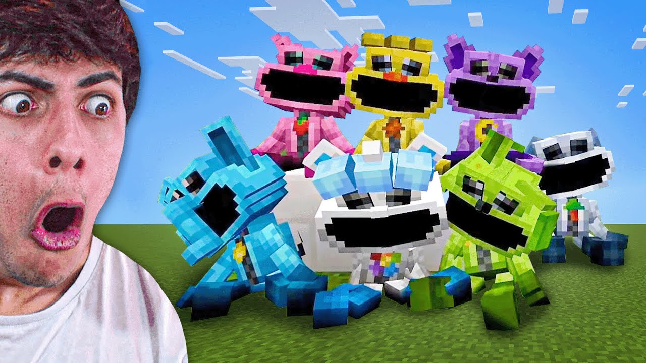 JE JOUE À UN MODE SMILING CRITTERS POPPY PLAYTIME CHAPITRE 3 MINECRAFT... (c'est incroyable)