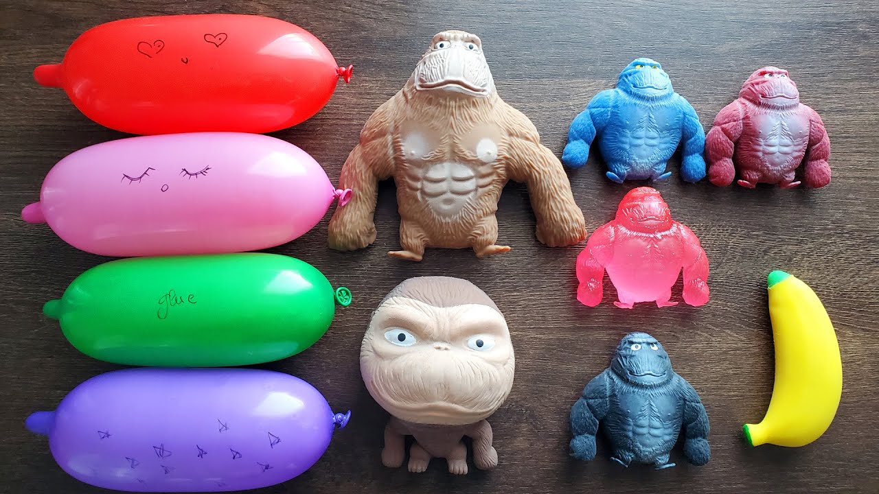 Making Sand Slime from Cutting Open Squishies and Funny Balloons - YouTube