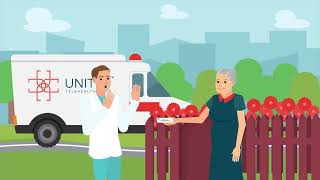 2D animation for health services United Telehealth video 1