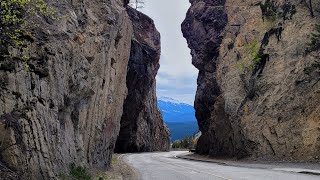 Hwy 1 detour, alternate route, Golden,BC