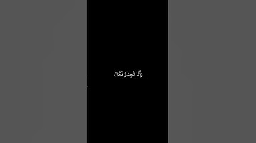 قرآن كريم- كروما سوداء، من سورة الكهف بصوت القارئ علي جابر جزاه الله خيراً 🍃✨