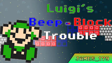 Luigi's Beep Block Trouble (Sprite Animation)