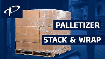 High Level Case Palletizer (Stack & Wrap)