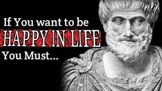 Powerful Aristotle Quotes About Happiness that will Change your life. (Created with @KineMaster )