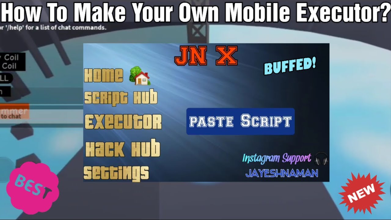 How To Make Your Own Mobile Executor Jn X New Mobile Executor Coming