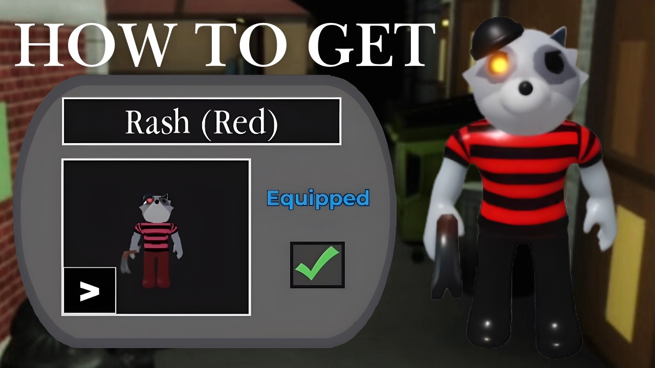 HOW TO GET RASH RED IN PIGGY100 PLAYERS🥰#roblox #piggy #subscribe - YouTube