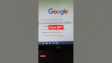 ChatGpt Extension Chrome #chatgpt #chrome #googlechrome #howto #shorts #shortsvideo #laptop #desktop