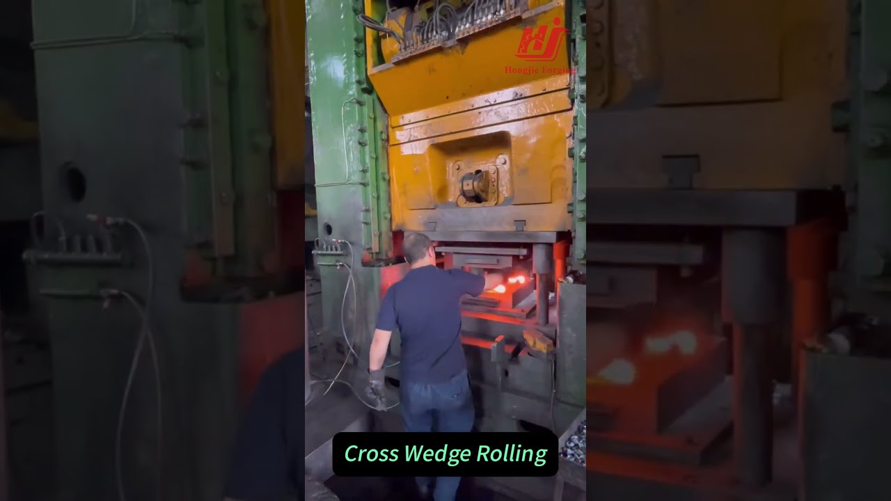 D46 Cross Wedge Rolling Working At Control Arm Forging Line IRAN Customer S Factory