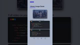 🔥 Hover Image Overlay Effect | HTML CSS JavaScript | Web Design #shorts #htmlcss #webdevelopment
