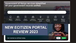 Ecitizen Service: Ecitizen portal modification review | New ecitizen Portal 2023 screenshot 1