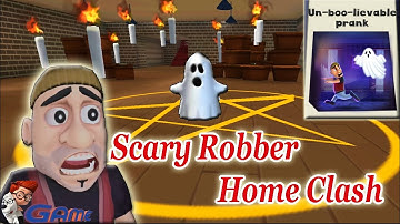 Ghost-Attack on Robbers 👻😱(UN-BOO-LIEVABLE PRANK) - Scary Robber Home Clash Updates GAME