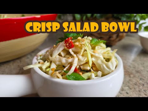 Crisp Cabbage Salad: The MOST Delicious Bowl from Laos!