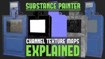 Substance Painter: Texture Channels EXPLAINED (Metallic Roughness PBR Workflow) - IMPORTANT Tutorial