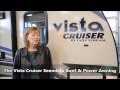 The vista cruiser seemless roof  power awning