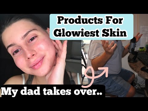 BEST SKINCARE PRODUCTS FOR ACNE SCARS AND GLOWY SKIN!! OMG My dad tells his tips...