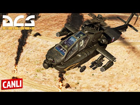 APACHE AH-64D Helikopteri ile Suriye'de Operasyona Çıkıyoruz! - DCS World #1