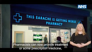 Think Pharmacy First - NHS Campaign 2025 | BSL