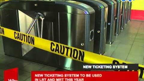 New ticketing system to be used in LRT & MRT this year
