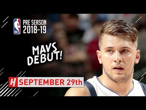 Luka Doncic MAVS DEBUT Full Highlights vs Beijing Ducks - 2018.09.29 - 16 Pts, 6 Reb, 2 Ast!