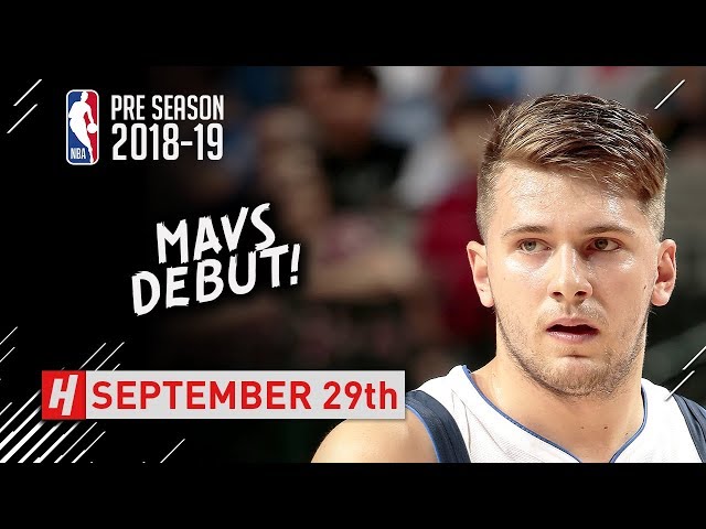 Dennis Smith Jr, Luka Doncic & DeAndre Jordan Full Highlights vs Ducks  2018.09.29 - SICK! 