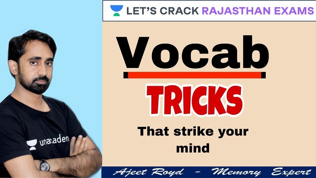 Vocab Part-20 | English | Target Patwar/RPSC/RAS 2020 | Ajeet Royd | Let's Crack It