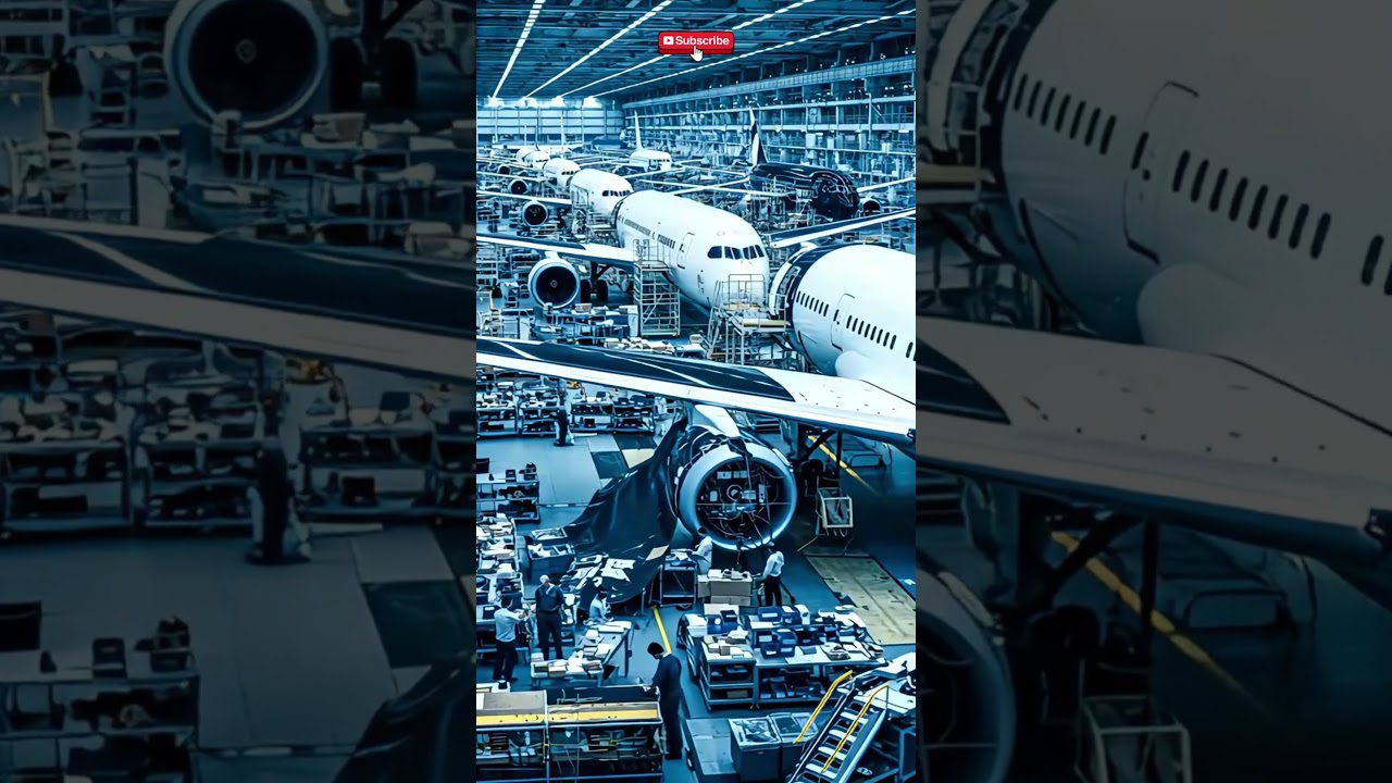 ✈️ Inside the Mega Airplane Factory | How Giants of the Sky Are Built