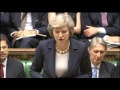 Theresa May's first PMQs: 20 July 2016