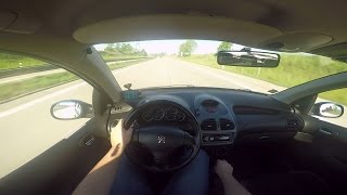 Peugeot 206 1.4 Autobahn POV (0-170km\/h Top speed) ✔