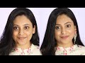 CHIT CHAT Diwali simple & easy NO MAKEUP Makeup look with less products ( winter LOOK ) in Hindi