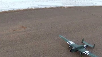 Dollare Store Foam Board B25 Mitchell Twin-Engine Bomber