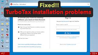 How to fix TurboTax installation problems in Windows 11