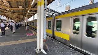 中央総武線E231系500番台A511稲毛駅発車