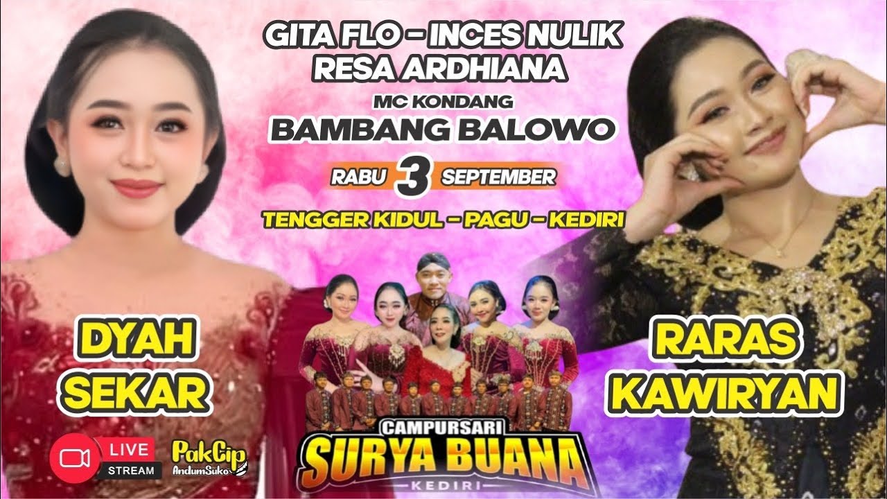 #LiVE Campursari SURYA BUANA BT MiNTUL // 03-09-2025 // Tengger Kidul Pagu Kediri