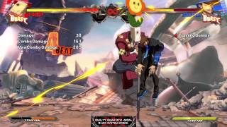 Guilty Gear Xrd -SIGN- 1.1 Mid Screen Faust Combo
