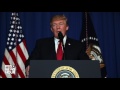 AUDIO: President Trump announces cruise missile strike against Syria
