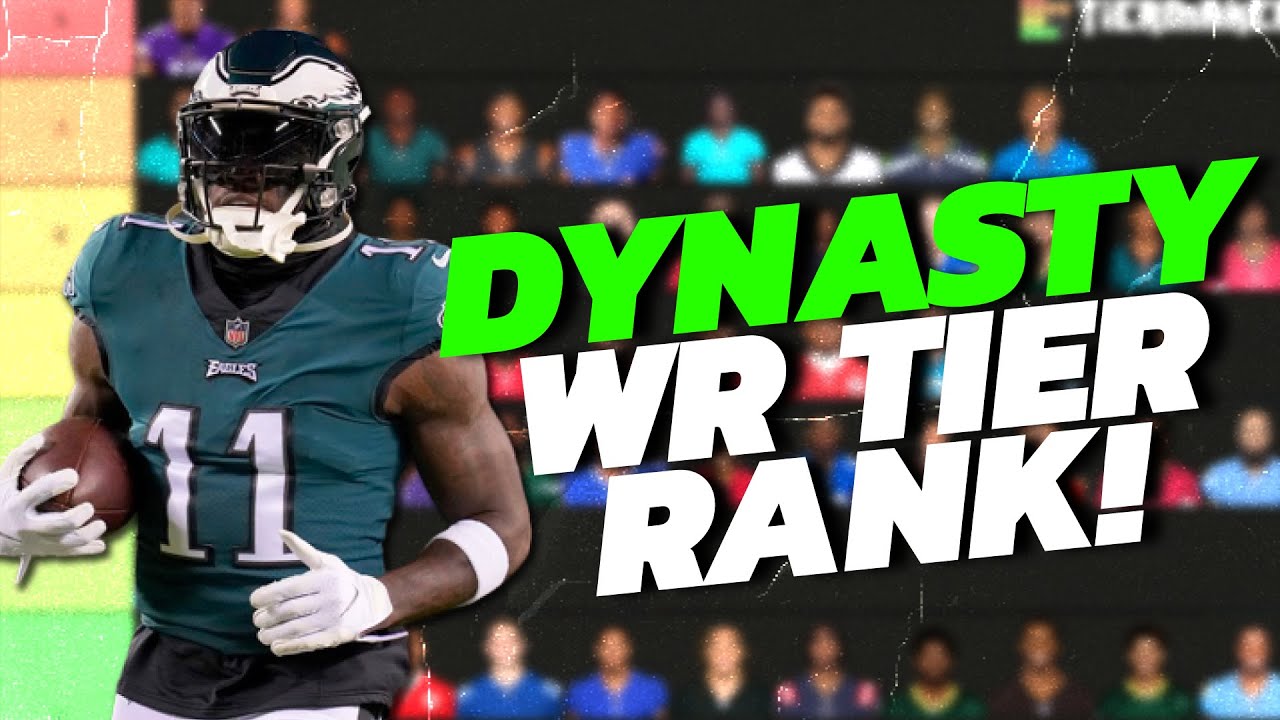 Dynasty WR Rankings with TIERS! 2022 2023 Dynasty Football UPDATE