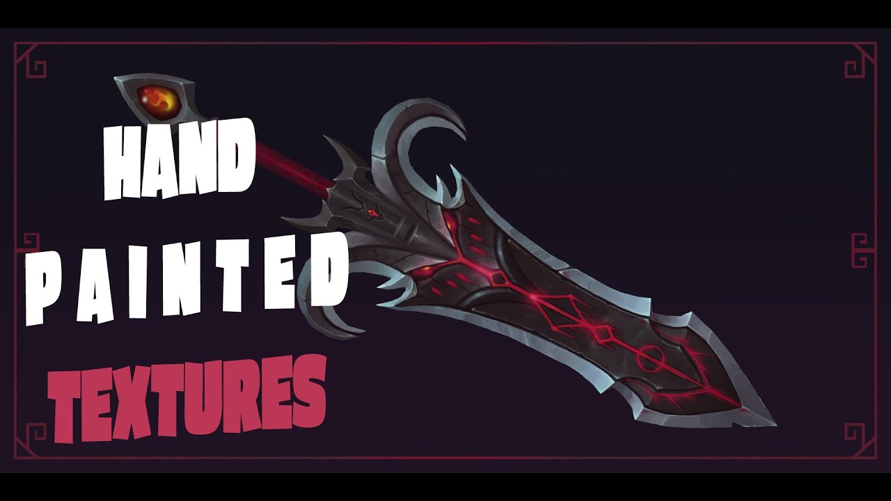 Texturing in 3D Coat Blender 4.0 Stylized Hand-Painted Sword - YouTube