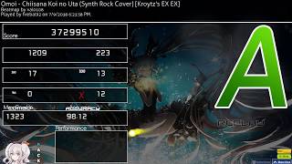 Osu Firebat92 Omoi - Chiisana Koi No Uta Synth Rock Kroytz Ex Ex 98.12% 356Pp 1323X 12