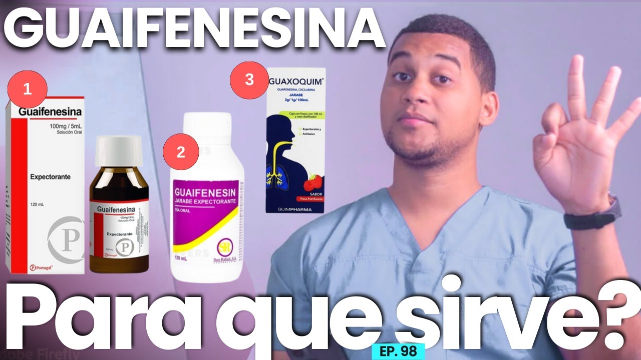 GUAIFENESINA PARA QUE SIRVE | 3 COSAS - YouTube