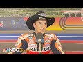 MotoGP: Marc Marquez, Fabio Quartararo, Pecco Bagnaia recap COTA podium efforts | Motorsports on NBC