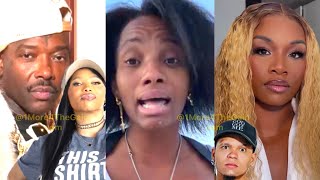 Egypt Criss Claps Back Dad Treach No One Brainwash Me Defend Husband After Claressa Shields Speaks