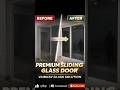 ✨ Premium Sliding Glass Transformation ✨Before ➡️ After | Smooth • Strong • Stylish #shortvideo