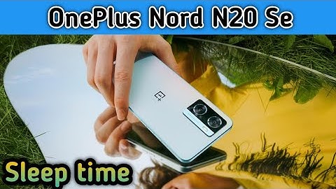 How To Change Screen Lock Time Setting In Oneplus Nord N20 Se, Sleep Time Setting